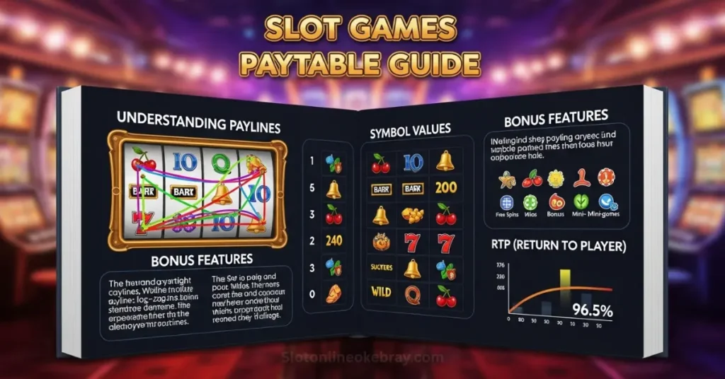 slot games paytable guide
